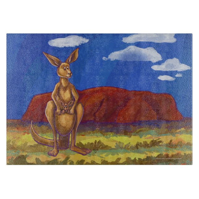 Kangaroo Gifts & Accessories Cutting Board (Front)