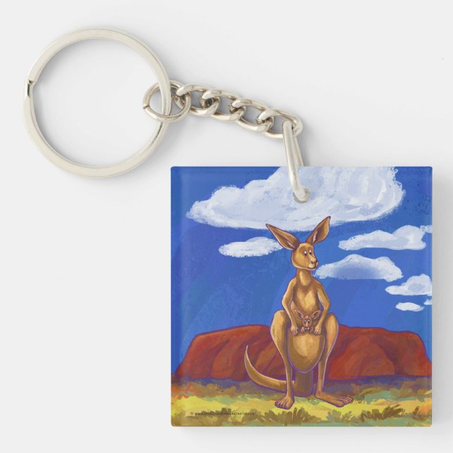 Kangaroo Gifts & Accessories Key Ring (Front)