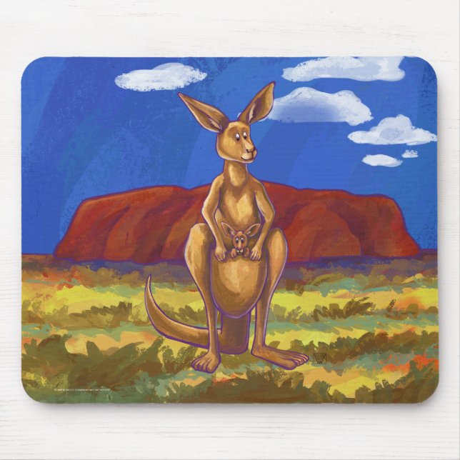 Kangaroo Gifts & Accessories Mouse Mat (Front)