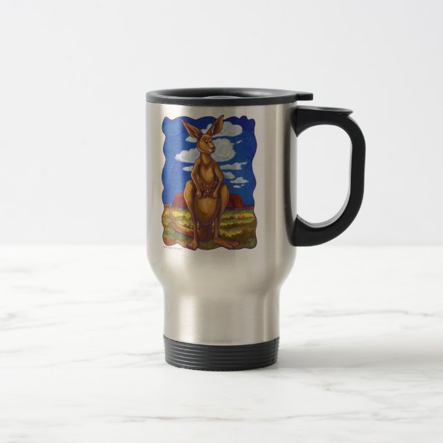 Kangaroo Gifts & Accessories Travel Mug (Right)