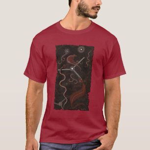 Kangaroo & Goanna Australian Aboriginal Style Tees