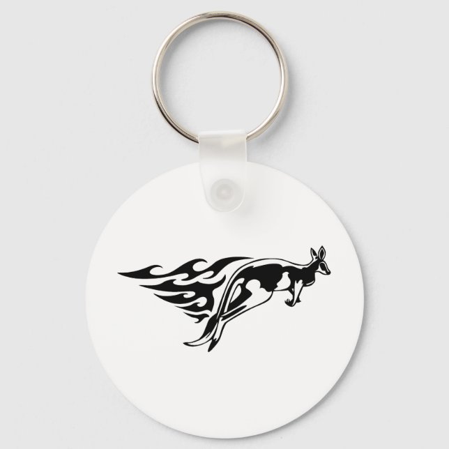 Kangaroo Hopping Key Ring (Front)
