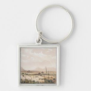 Kangaroo Hunt Key Ring