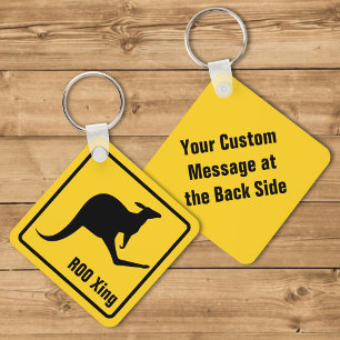 Kangaroo Icon Keychain