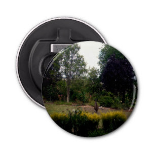 Kangaroo In My Garden, Magnetic Bottle Opener. Bottle Opener