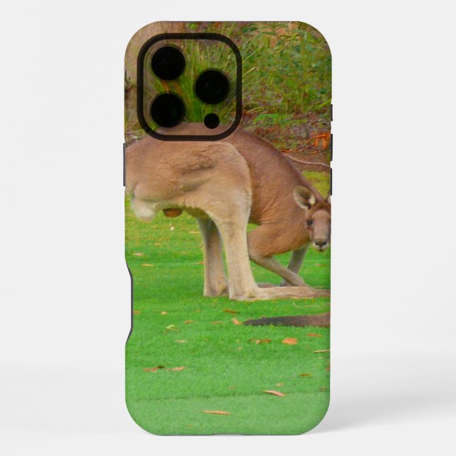 kangaroo iPhone case (Back)