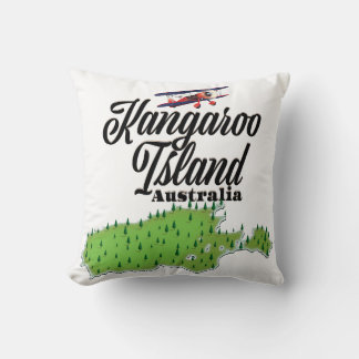 Kangaroo Island Australia map Cushion