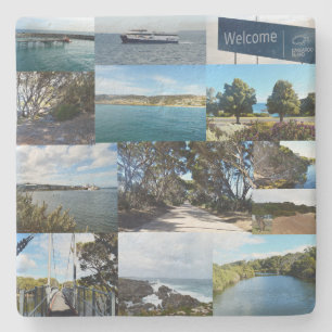 Kangaroo Island, Australia, Photo Collage, Stone Coaster