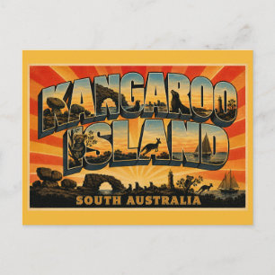 Kangaroo Island South Australia Wildlife Paradise Postcard
