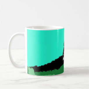 Kangaroo jump coffee mug