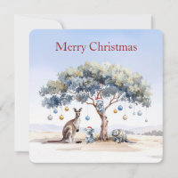 Kangaroo Koalas Platypus Christmas Gumtree Baubles