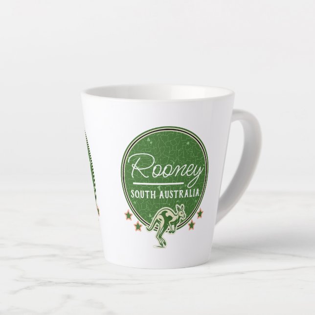 kangaroo latte mug (Right Angle)