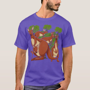 Kangaroo Lover Australian Outback Zoo Animal Kanga T-Shirt