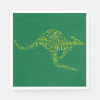 Kangaroo made of Australian slang