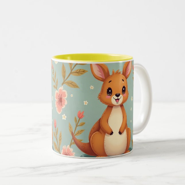 kangaroo Mug & Cup (Front Right)