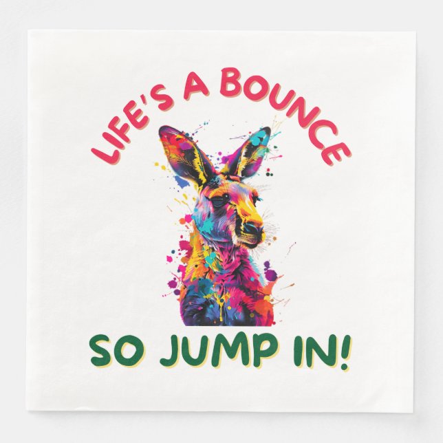 Kangaroo Napkin (Front)