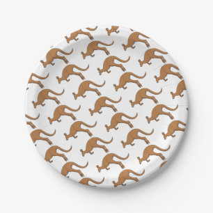 Kangaroo Paper Plate
