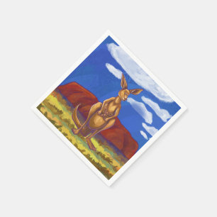 Kangaroo Party Centre Napkin