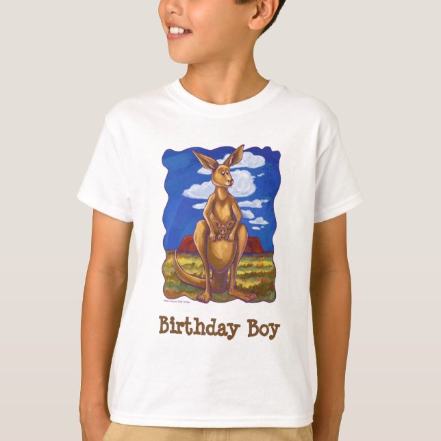 Kangaroo Party Centre T-Shirt (Front)