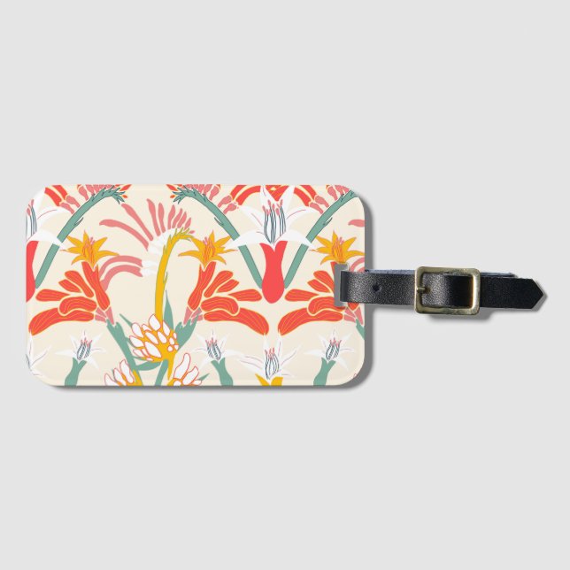 Kangaroo Paw Luggage Tag (Front Horizontal)