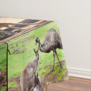 Kangaroo Photo Collage, Tablecloth