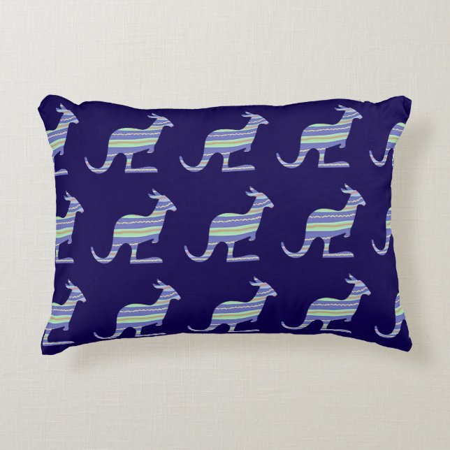 Kangaroo Repeat Children Kids  Decorative Cushion (Front)