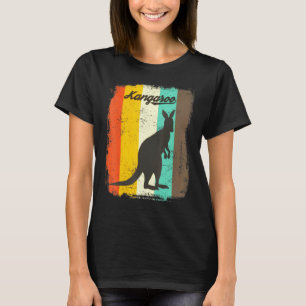 Kangaroo Retro 70s Vintage Cute Animal T-Shirt