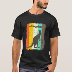 Kangaroo Retro 70s Vintage Cute Animal T-Shirt