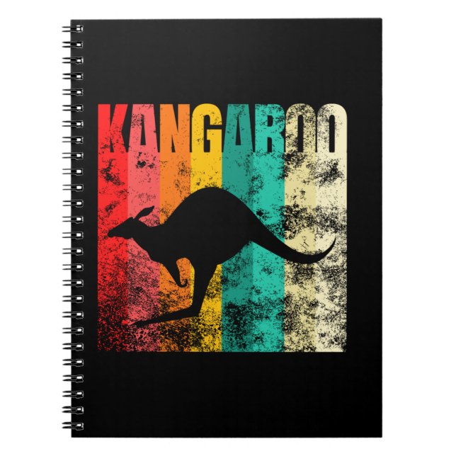 Kangaroo Retro Notebook (Front)