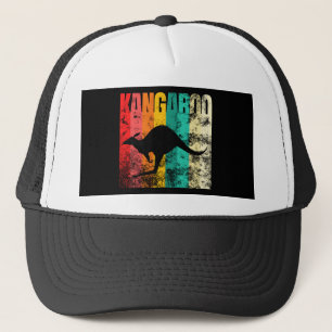 Kangaroo Retro Trucker Hat
