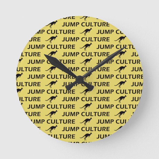 kangaroo round clock (Front)