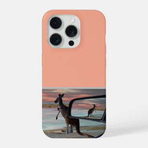 Kangaroo Sea Breezes Illusion Art, iPhone 15 Pro Case