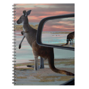 Kangaroo Sea Breezes Illusion Art, Notebook