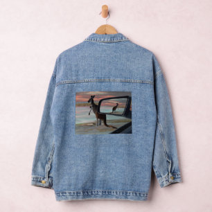 Kangaroo Sea Breezes, Ladies Denim Jacket
