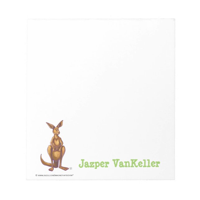 Kangaroo Stationery Notepad (Front)