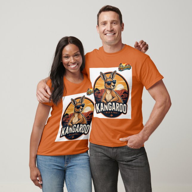 kangaroo style tshirt (Unisex)
