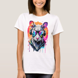 Kangaroo T-Shirt - Kangaroo Head Colourful T-Shirt