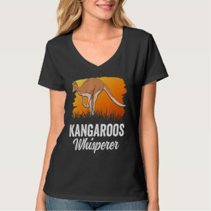 Kangaroo Whisperer Kangaroos Animal  Australia T-Shirt