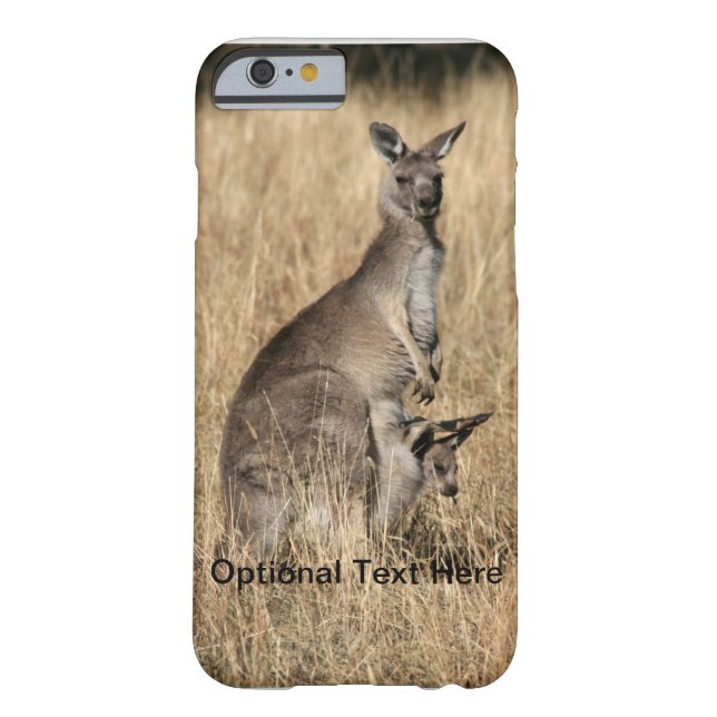 Kangaroo with Baby Joey in Pouch Case-Mate iPhone Case (Back)