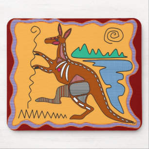 Kangaroo X-ray Art Mouse Mat