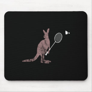 Kangaroos Dminton Australia Marsupials Bouncing Mouse Mat