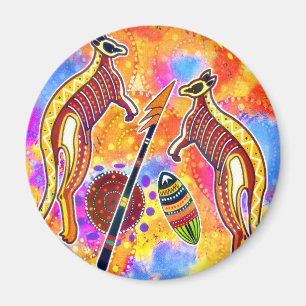 Kangaroos magnet