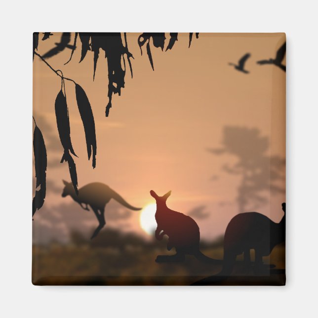 Kangaroos Magnet (Front)