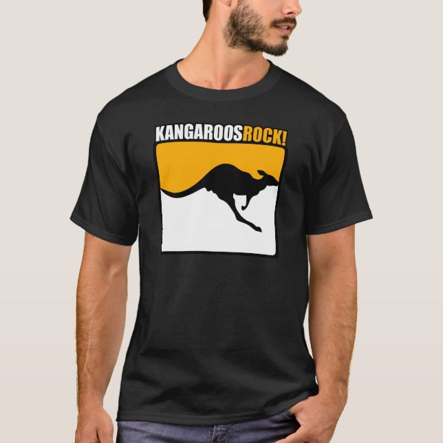 Kangaroos Rock! T-Shirt (Front)