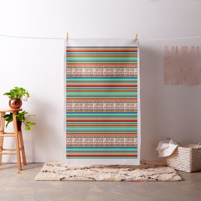 Kangaroos & Stripes Pattern + your ideas Fabric (In Situ)