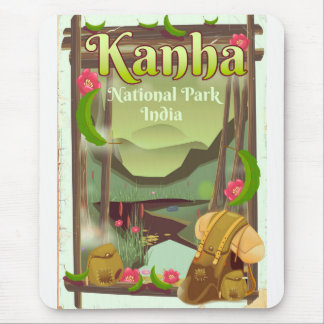 Kanha National Park India Mouse Mat