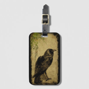 Kaniki's Mossy Raven- Luggage Tag..... Luggage Tag