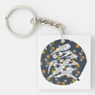 Kanji "AI" -love- Key Ring