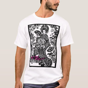 Kanji Art: Oiran (Courtesan) of Edo Period Japan T-Shirt