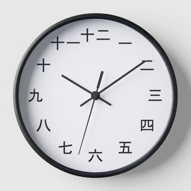 Kanji Clock 1-12 (Front)